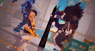 [MMD/NTR/CV] 原神NTR-娜薇娅和克洛琳德性爱Sex